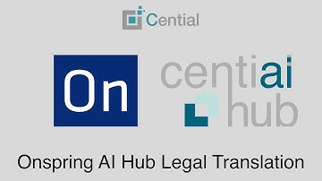 DEMO Onspring AI Hub Legal Translation
