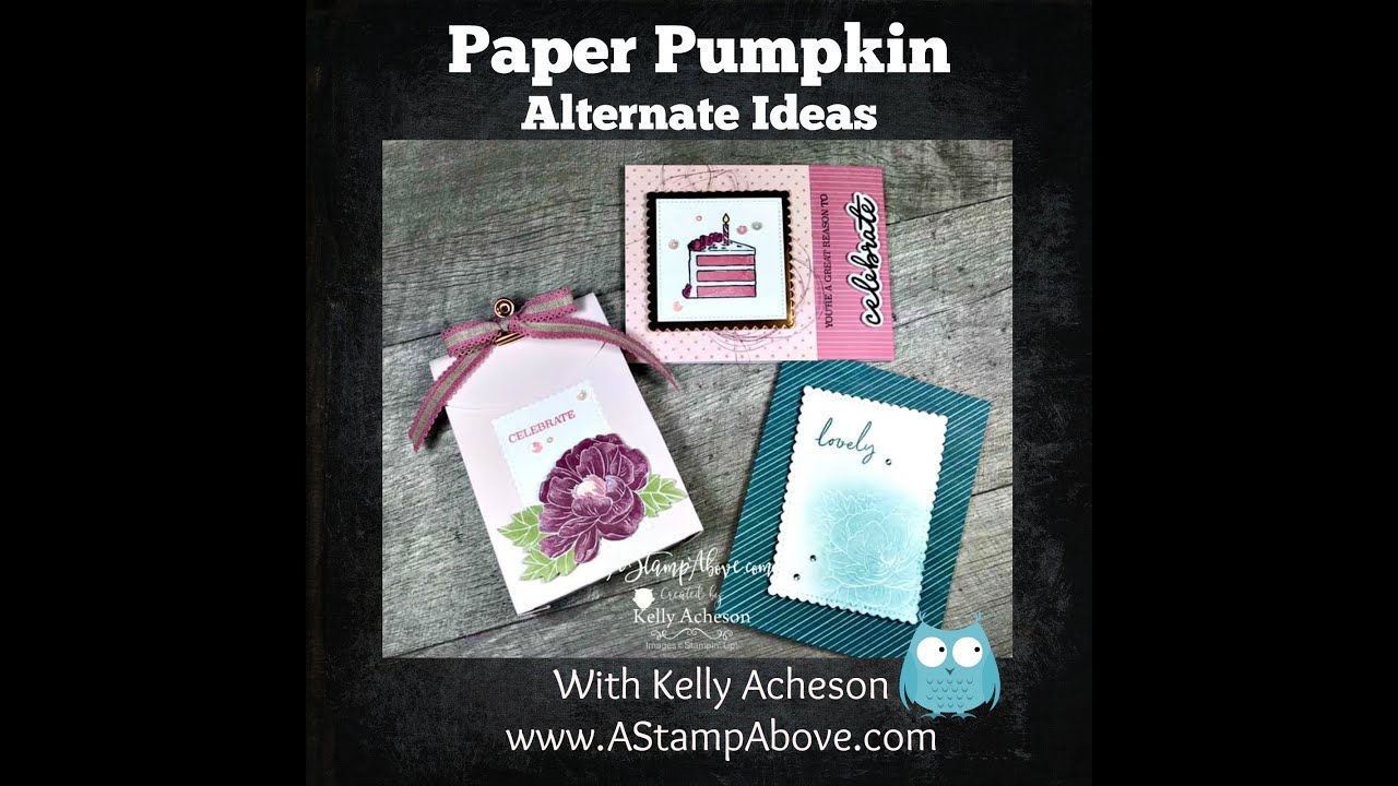 Paper Pumpkin Alternate Ideas - YouTube