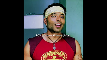POV You Are Ali From Dhoom 