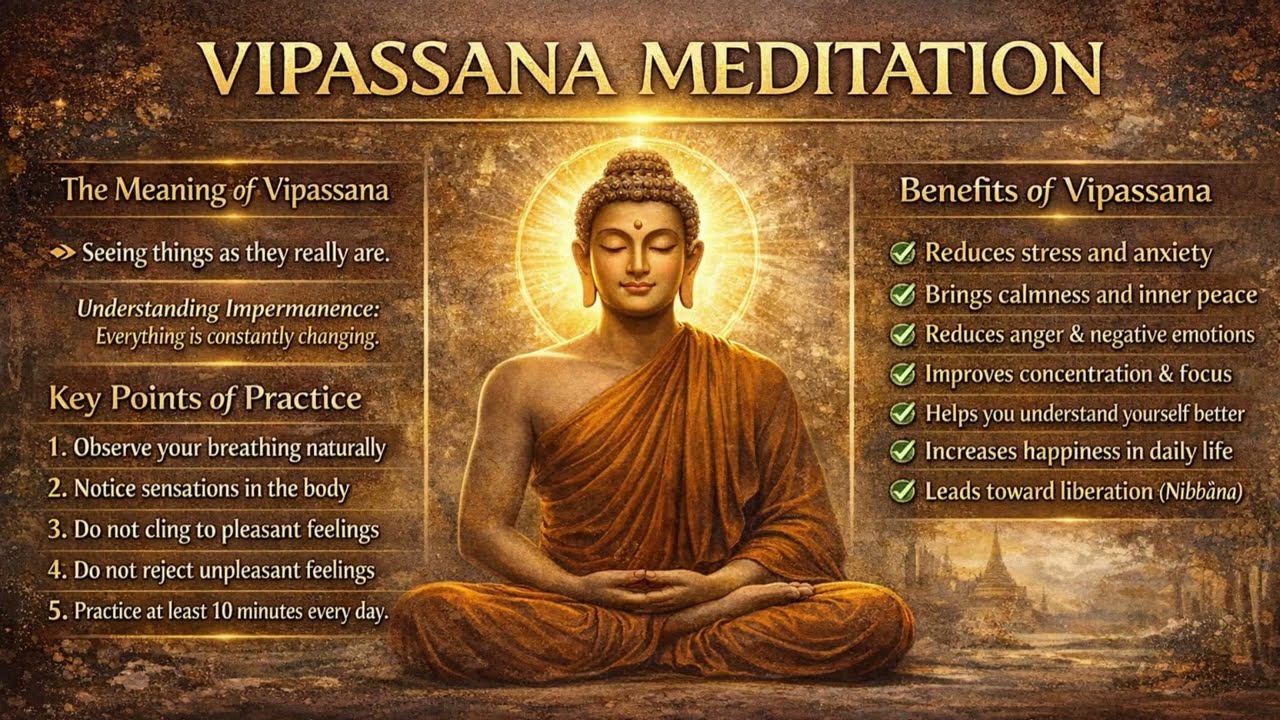 🧘‍♀️Vipassana Meditation Teaching by Chanmyay Sayardaw🙏