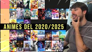MEJORES ANIMES DEL LUSTRO 2020-2025 | Tierlist