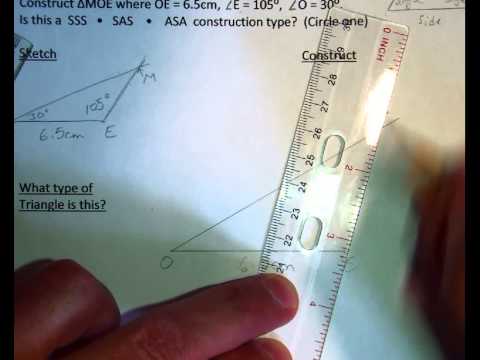 Constructing ASA Triangles