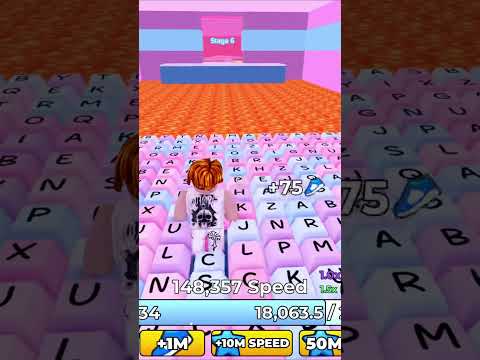 Escape Speedy Keyboard | #roblox #viral #viralvideo #shorts