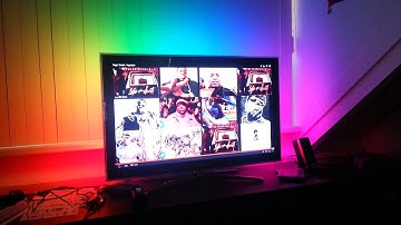 DIY Ambilight with hyperion test setup