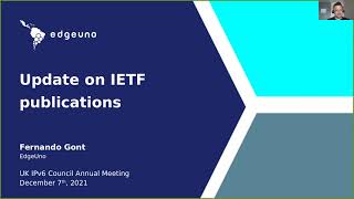 IPv6 Topics in the IETF