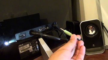 Asus VX238 Monitor: Getting the Built-in Speaker to Work