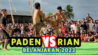 MENEGANGKAN!!! PADEN vs RIAN - BELANJAKAN 2022 - MASBAGIK FESTIVAL VII - Lombok Traditional Fight