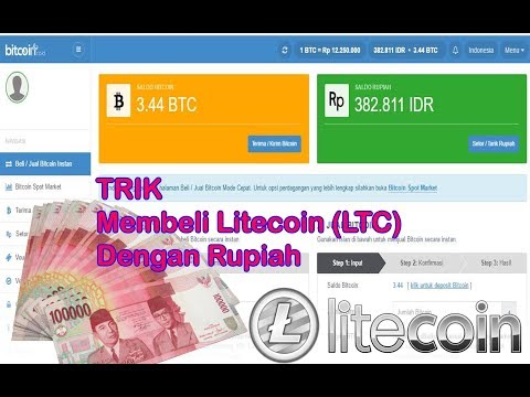 trik beli litecoin (LTC) di vip bitcoin dengan rupiah