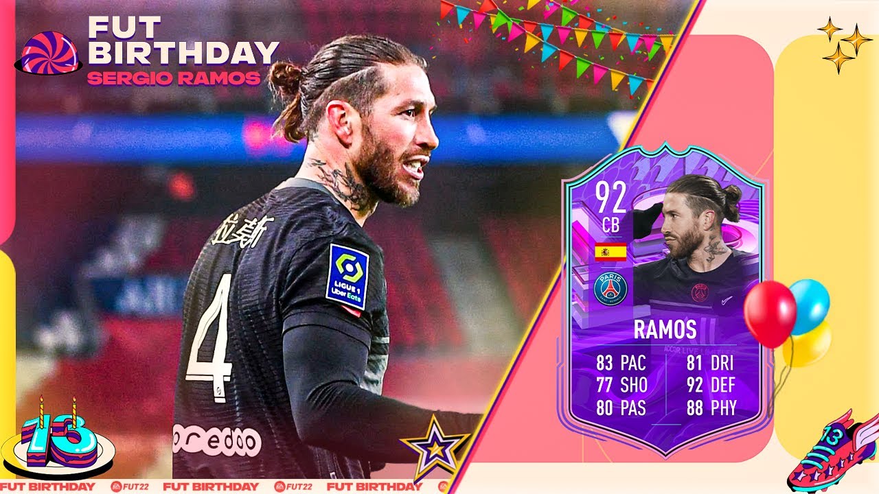 IS HE OVERPRICED?! 92 FUT BIRTHDAY SERGIO RAMOS PLAYER REVIEW - FIFA 22 ULTIMATE TEAM