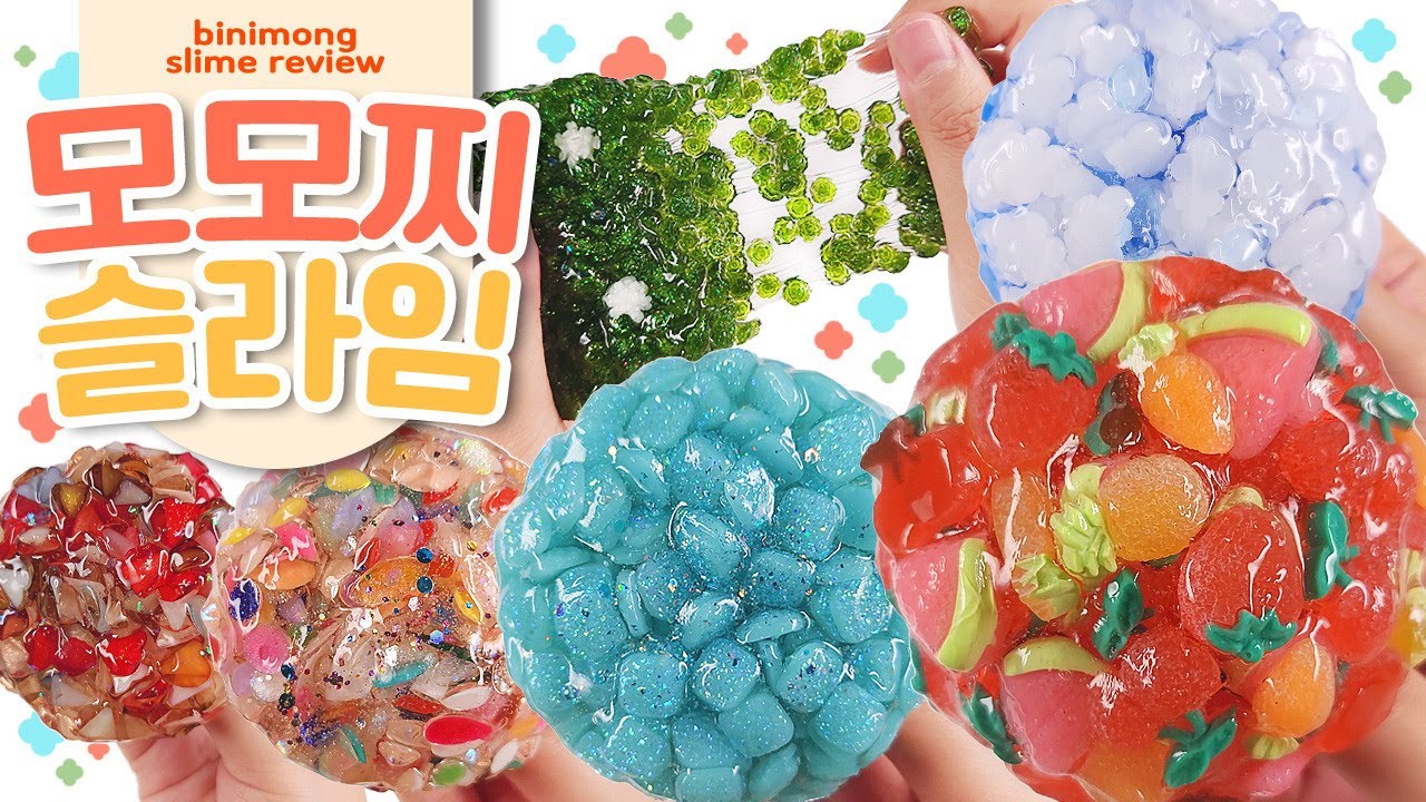 Жаркое лето☀️ с крутым хрустящим слаймом! 👊💥 Обзор слайма Момоззи | Корейская слизь