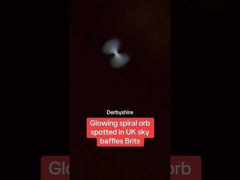 Glowing spiral orb