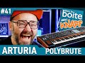 Aftertouch a la bouche  sur arturia polybrute  dans la boite avec knarf