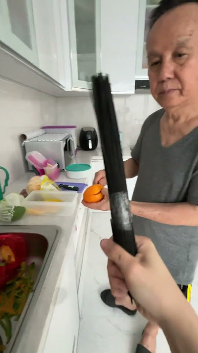 A PRANK OF EATING A USED CHARCOAL BROOM?!?! #shortsvideo #sofiamfln #prank