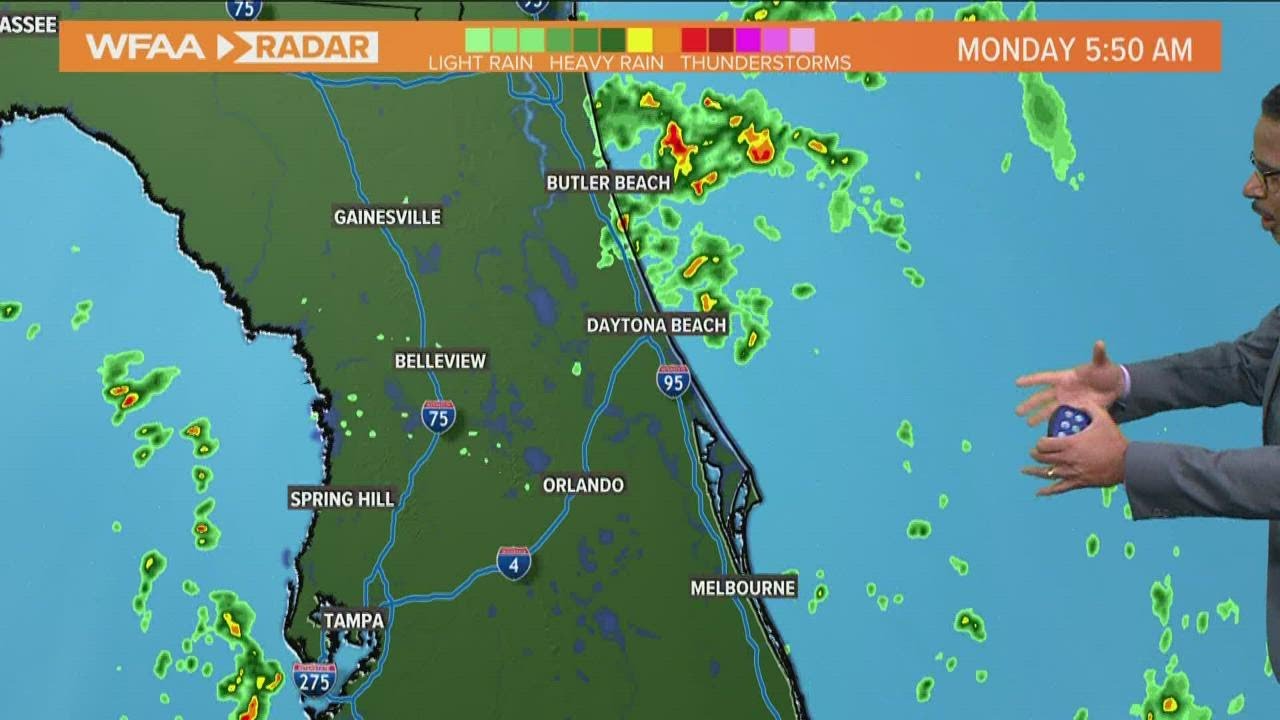 Artemis rocket launch weather update: What the radar shows Monday morning