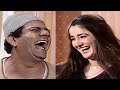 مظهر ابو النجا يخرج عن النص ويحرج وفاء سالم قدام الجمهور هتموت من الضحك الدبور قرصك فين يا مزة