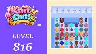 Knit Out - Level 816 Solution Walkthrough | No Boosters used