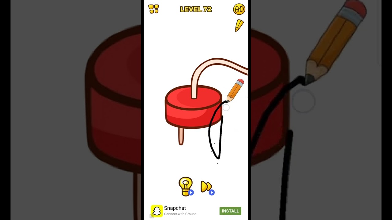 tricky lines levels 72 draw the part walk though