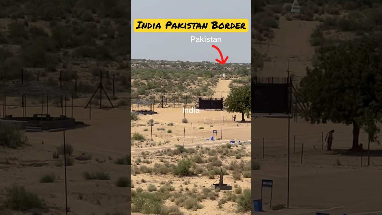 India Pakistan Border Jaisalmer RAJASTHAN INDIA #india #shorts
