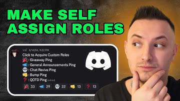 How To Make Self Assign Roles In Discord (QUICK GUIDE)