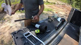 How to cut a PTO shaft to size.