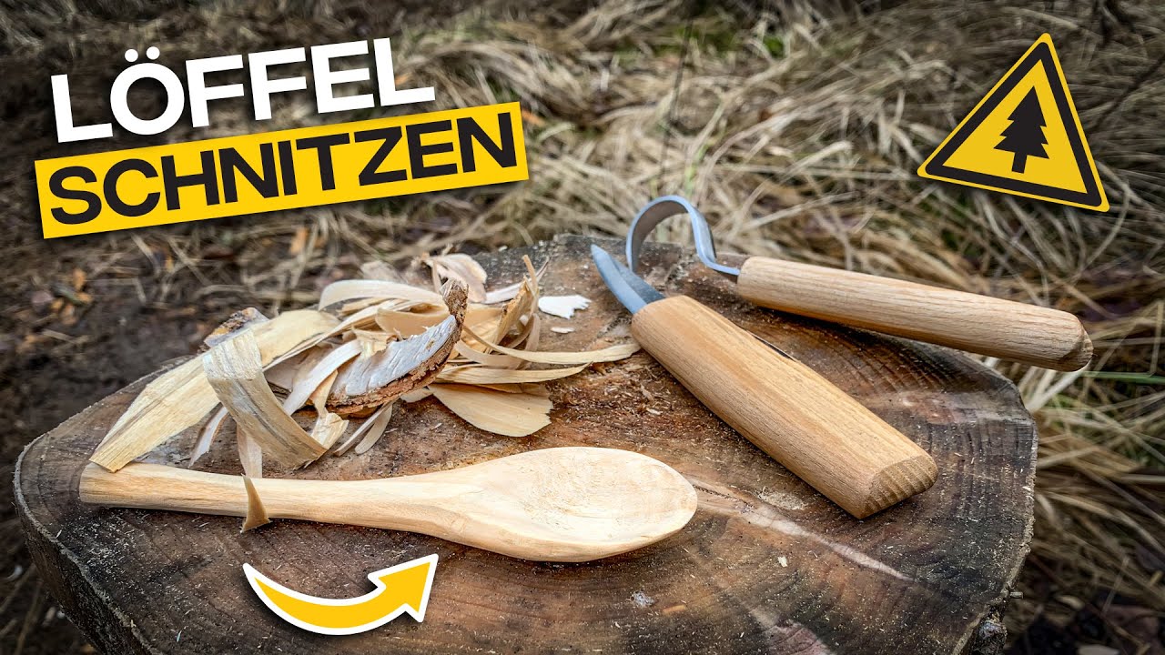 Holzlöffel schnitzen mit Amazon Schnitzset für unter 20€