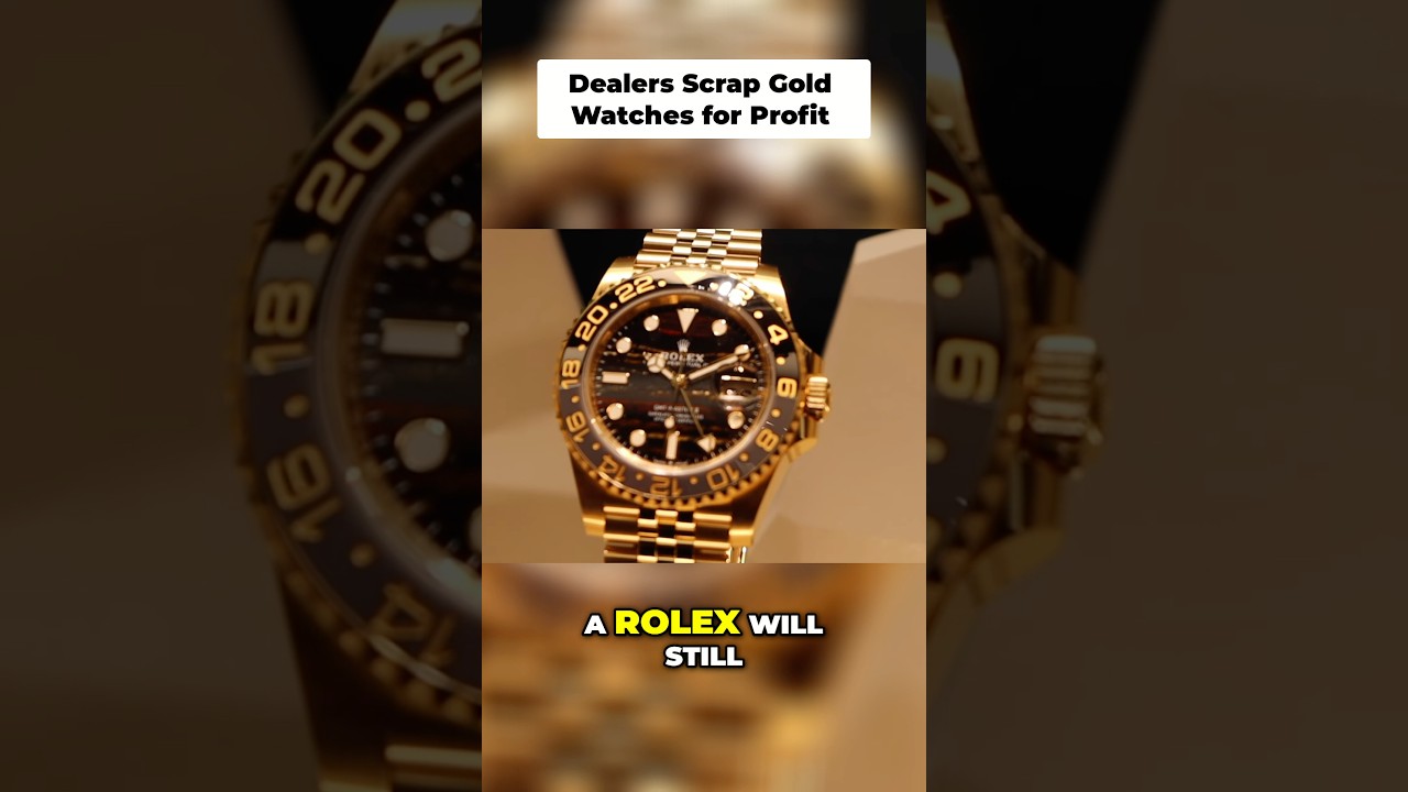 Дилеры сдают на металлолом золотые часы Rolex? 