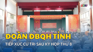Đoàn Đại biểu Quốc hội tỉnh tiếp xúc cử tri sau Kỳ họp thứ 8, Quốc hội khóa XV | THLC
