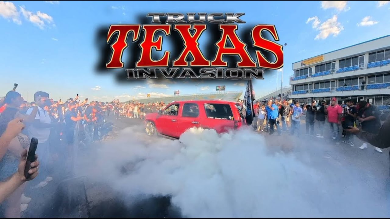 TEXAS TRUCK INVASION 2025 ! (Burnout Contest, Racing, Donuts + Truck Show!)