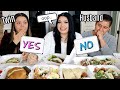 Who Knows me Better? TWIN VS HUSBAND! Big MUKBANG!