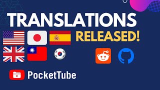 Launched translation platform, Reddit, GitHub | PocketTube extension