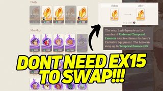 Celebrity You Dont Need EX15 to Swap Temporal Essence!!!【AFK Journey】 Wealth