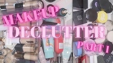 Makeup Declutter Pt. 1 l Primer, Foundation, Concealer & Setting Powders l What Remained?