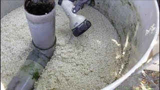 「庭いじりの贅沢」「湧清水」のメンテナンス（6）2019年ろ材を自分で交換した。