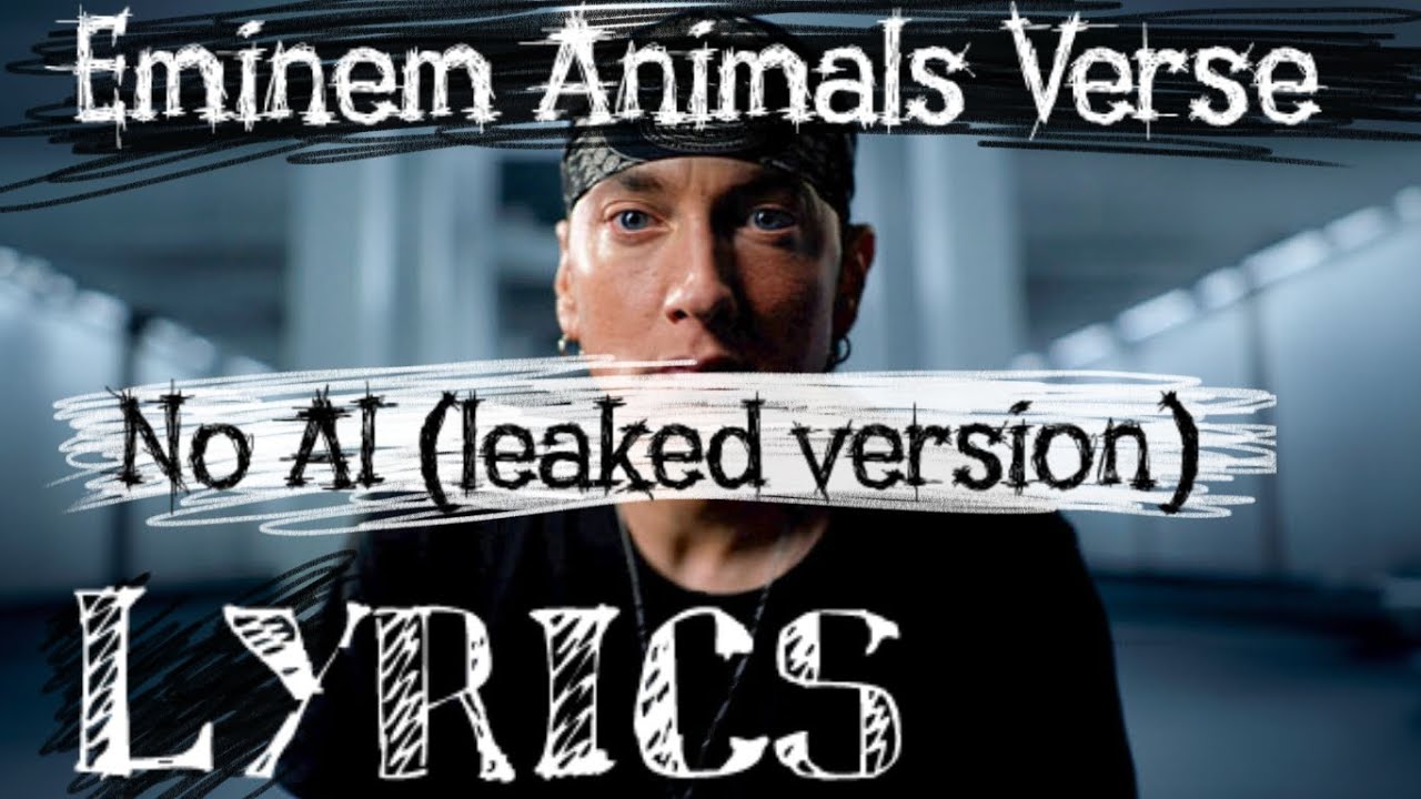 Eminem - Animals Verse (NO AI Original Version With Lyrics)