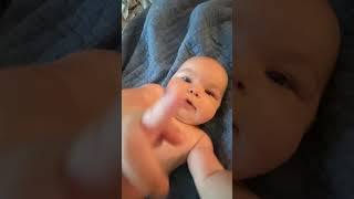 Aston Getting Tickled By Daddy At 3 Months Old