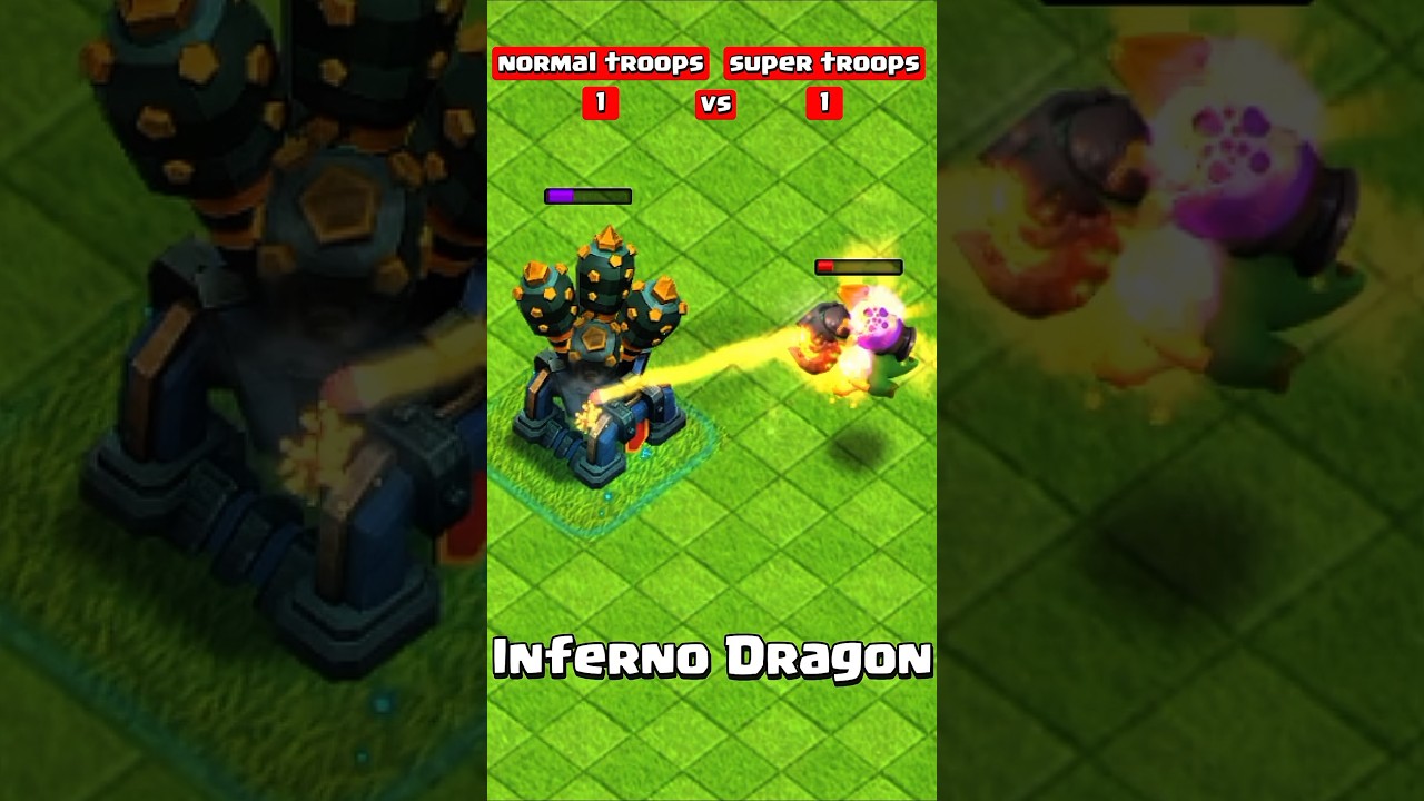 Super troops vs normal troops who will win 💪 let's see 