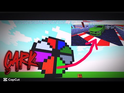Çark tan çıkan renklerle araba yarışı yaptık Minecraft PE #like #mcpe #aboneol #hype