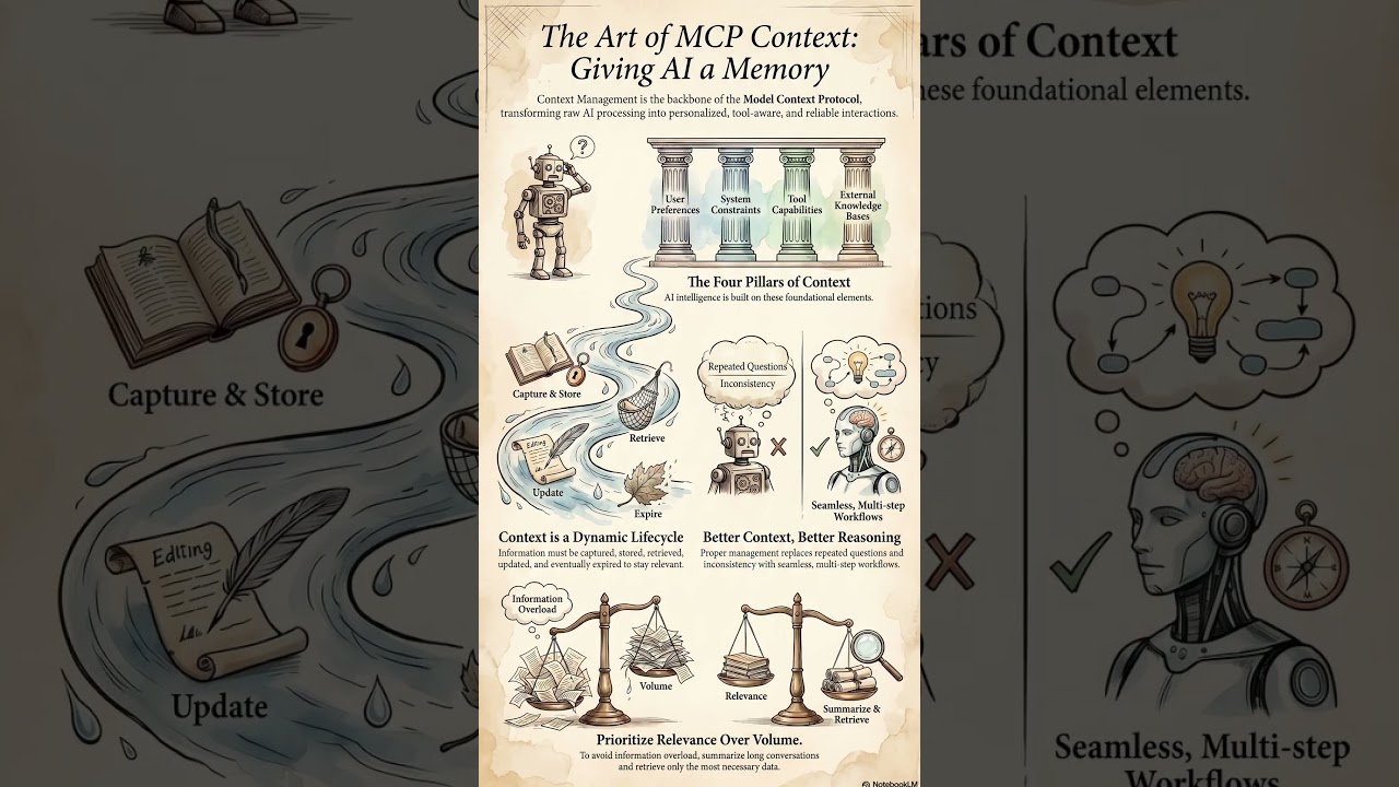 Context Management in MCP Explained #ModelContextProtocol #AIAgents #AgenticAI #GenerativeAI #LLM