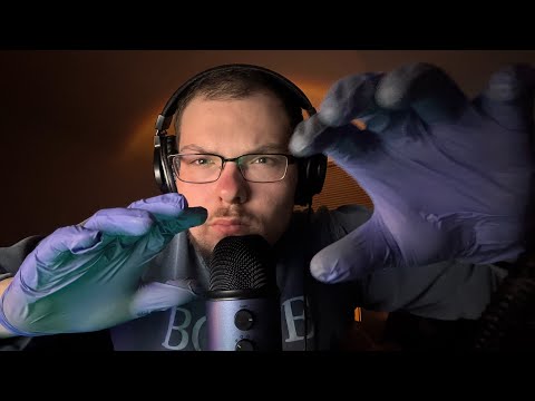 ASMR Fast and Aggressive Glove Hand Sounds (salt and pepper, wave crash, finger fluttering)