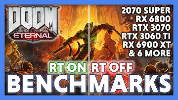 Doom Eternal Ray Tracing Benchmark | 9 GPUs | RT off/on | 1080p 1440p 4k