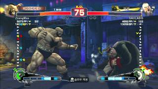 20110909 SSF4AE SAULABIS(Rufus) vs ZzangMoo(Zangief) 8/15