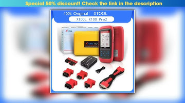 First Look XTOOL X100 Pro2 Professional Car Key Programming Tools With Eeprom Adapter Lifetime Free