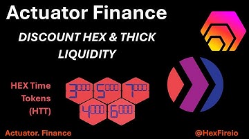 HEX Actuator.Finance | Korting op HEX en DIKKE liquiditeit | Pulsechain