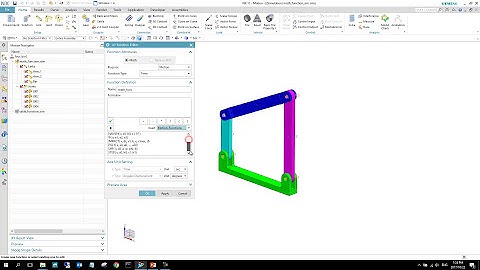 NX Motion Lecture 3 - Example Model 2 - STEP Motion