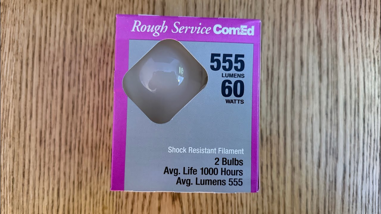 ComEd 60watt Rough Service 60watt A19 Incandescent Light Bulb