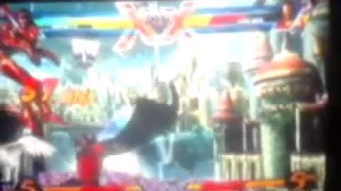umvc3 magneto dwn mid screen infinite