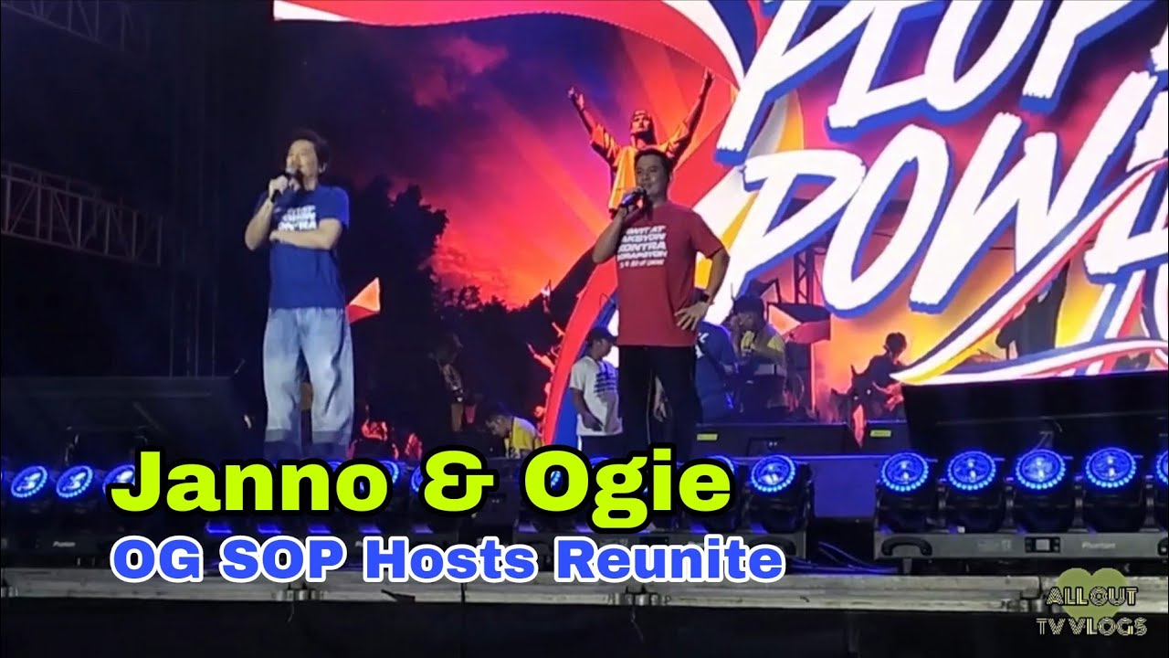 OG SOP Hosts | Ogie Alcasid, Janno Gibbs People Power 40 celebration 