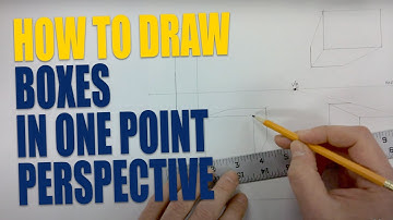 How to Draw #9 How to Draw Boxes in One Point Perspective (Part 1)