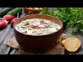 How to make okrshka  cold soup