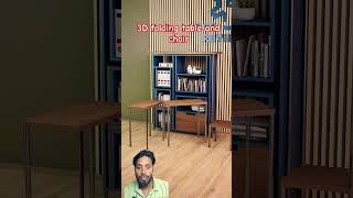 इस तरह का 3D folding furniture पहली बार देखोगे | #3d #home #diy #design